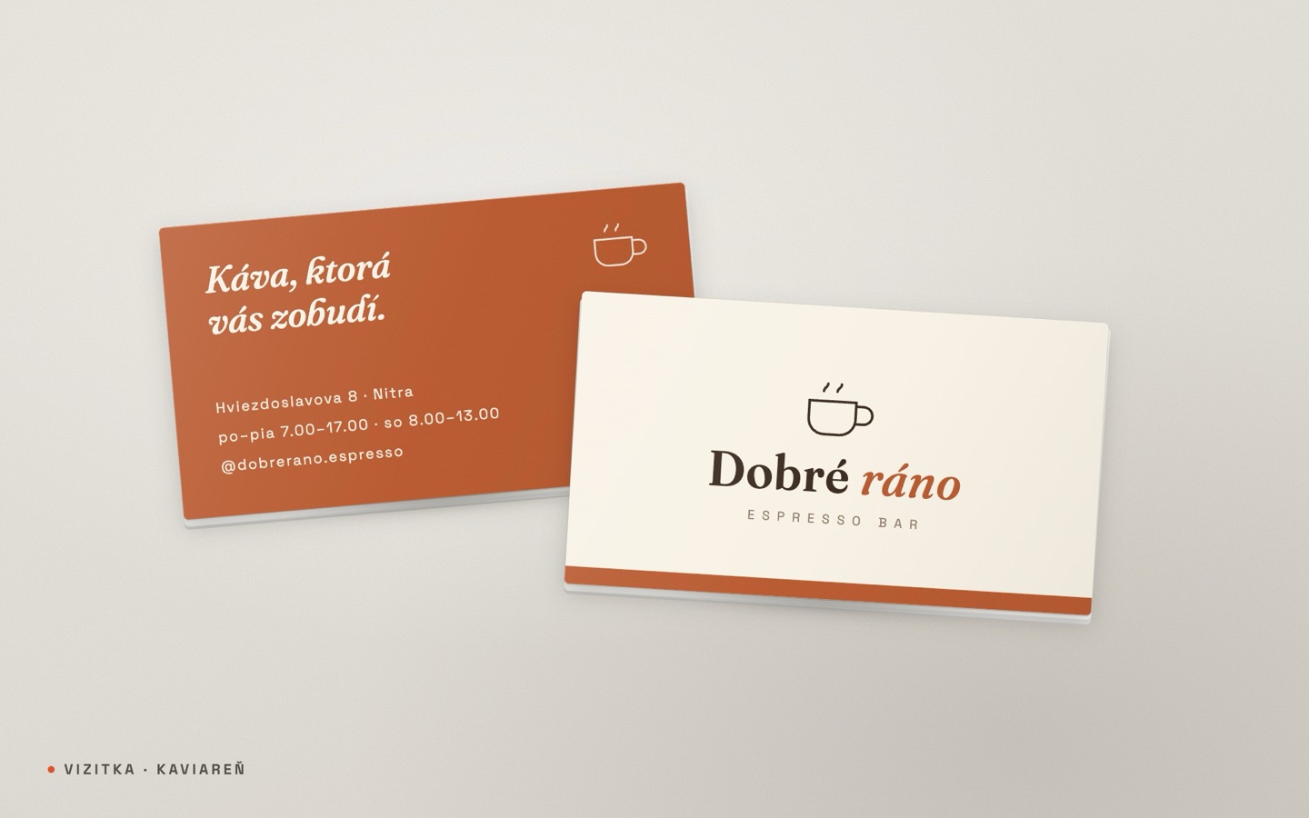 DOBRÉ RÁNO — vizitka kafića