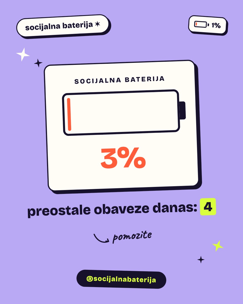 SOCIJALNA BATERIJA — Instagram brend