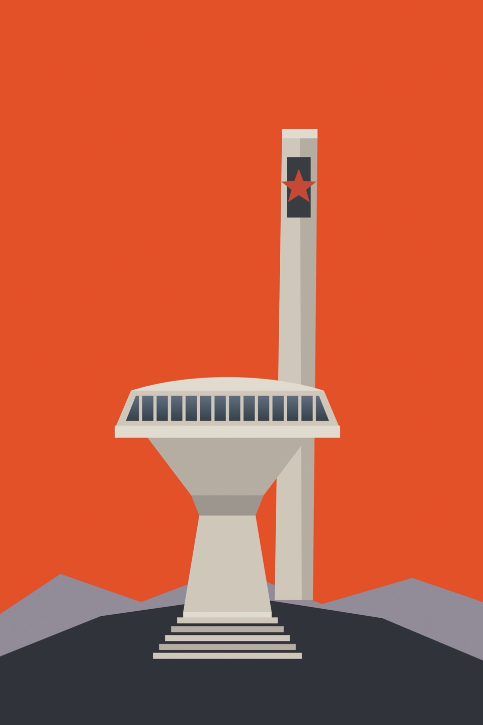 BUZLUDŽA — BRUT WORLD print